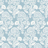 Decoratorsbest Peel And Stick Damask Bloom Blue Wallpaper