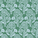 Tempaper Damask Bloom Green Peel and Stick Wallpaper, 28 sq. ft.