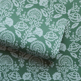 DecoratorsBest Damask Bloom Green Peel and Stick Wallpaper, 28 sq. ft.