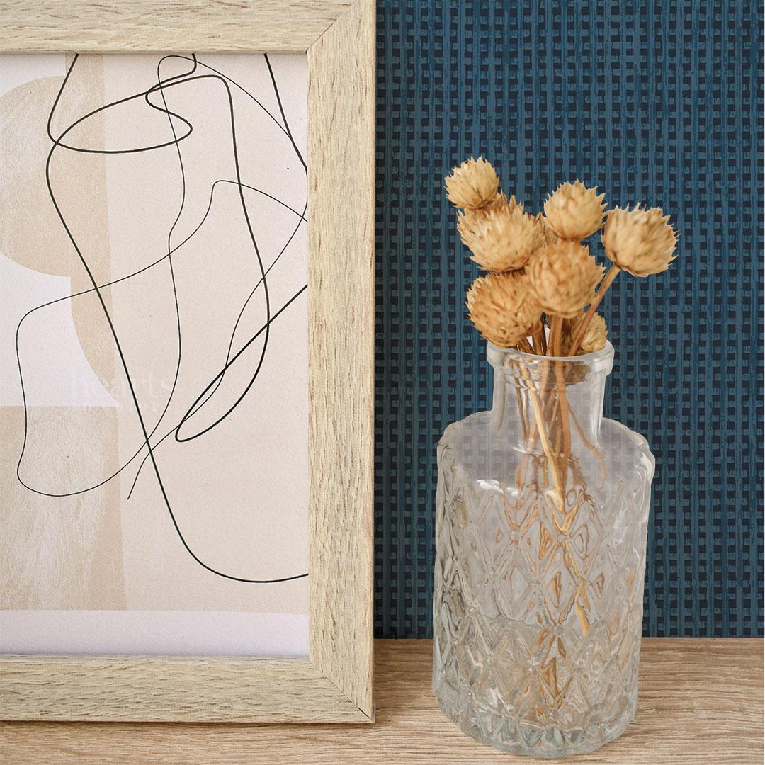 DecoratorsBest Rattan Blue Peel and Stick Wallpaper, 28 sq. ft.
