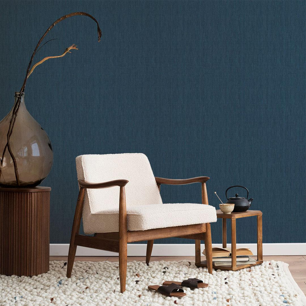 DecoratorsBest Rattan Blue Peel and Stick Wallpaper, 28 sq. ft.