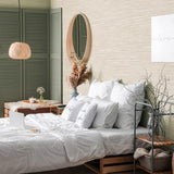 DecoratorsBest Faux Grasscloth Natural Peel and Stick Wallpaper, 28 sq. ft.