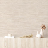 DecoratorsBest Faux Grasscloth Natural Peel and Stick Wallpaper, 28 sq. ft.