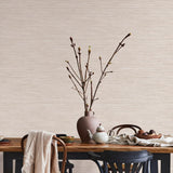 DecoratorsBest Faux Grasscloth Natural Peel and Stick Wallpaper, 28 sq. ft.