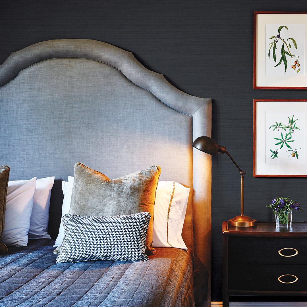 DecoratorsBest Faux Grasscloth Blue Peel and Stick Wallpaper, 28 sq. ft.