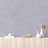 DecoratorsBest Faux Grasscloth Light Blue Peel and Stick Wallpaper, 28 sq. ft.