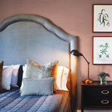 DecoratorsBest Faux Grasscloth Coral Peel and Stick Wallpaper, 28 sq. ft.