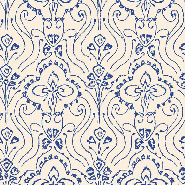 Tempaper Bali Wave Blue Peel and Stick Wallpaper, 28 sq. ft.