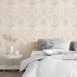 DecoratorsBest Boho Rosewater Peel and Stick Wallpaper, 28 sq. ft.