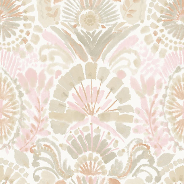 Tempaper Boho Rosewater Peel and Stick Wallpaper, 28 sq. ft.