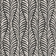 Tempaper Leaves Black Peel and Stick Wallpaper, 28 sq. ft.