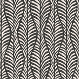 Tempaper Leaves Black Peel and Stick Wallpaper, 28 sq. ft.