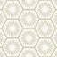 Tempaper Honeycomb Tile Metallic Gold Peel and Stick Wallpaper, 28 sq. ft.