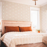 DecoratorsBest Honeycomb Tile Bronze Peel and Stick Wallpaper, 28 sq. ft.