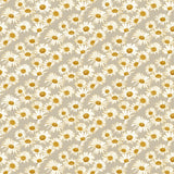 Tempaper Retro Daisy by The Novogratz Yellow and Grey Peel and Stick Wallpaper, 28 sq. ft.
