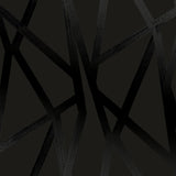 DecoratorsBest Lines by Genevieve Gorder Black Peel and Stick Wallpaper, 28 sq. ft.