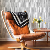 DecoratorsBest Stripe Lines by Bobby Berk Domino Peel and Stick Wallpaper, 28 sq. ft.