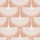 Tempaper Cranes by Genevieve Gorder Pink Peel and Stick Wallpaper, 28 sq. ft.