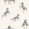 Decoratorsbest Peel And Stick Zebras By The Novogratz White Wallpaper