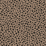 Tempaper Dalmation Dots by The Novogratz Black and Brown Peel and Stick Wallpaper, 28 sq. ft.