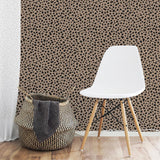 DecoratorsBest Dalmation Dots by The Novogratz Black and Brown Peel and Stick Wallpaper, 28 sq. ft.