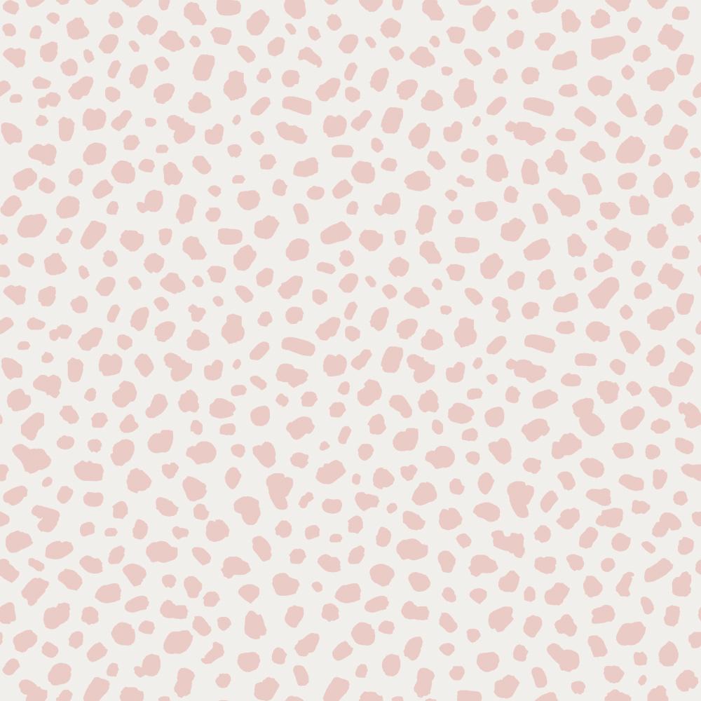 Tempaper Dalmation Dots by The Novogratz Pink Peel and Stick Wallpaper, 28 sq. ft.