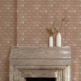 DecoratorsBest Mermaid Shells by Genevieve Gorder Metallic Blush Peel and Stick Wallpaper, 28 sq. ft.