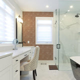 DecoratorsBest Mermaid Shells by Genevieve Gorder Metallic Blush Peel and Stick Wallpaper, 28 sq. ft.