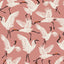 Tempaper Flying Cranes by The Novogratz Pink Peel and Stick Wallpaper, 28 sq. ft.
