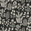 Decoratorsbest Peel And Stick Wildflowers By The Novogratz Black And White Wallpaper