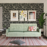 DecoratorsBest Wildflowers by The Novogratz Black and White Peel and Stick Wallpaper, 28 sq. ft.