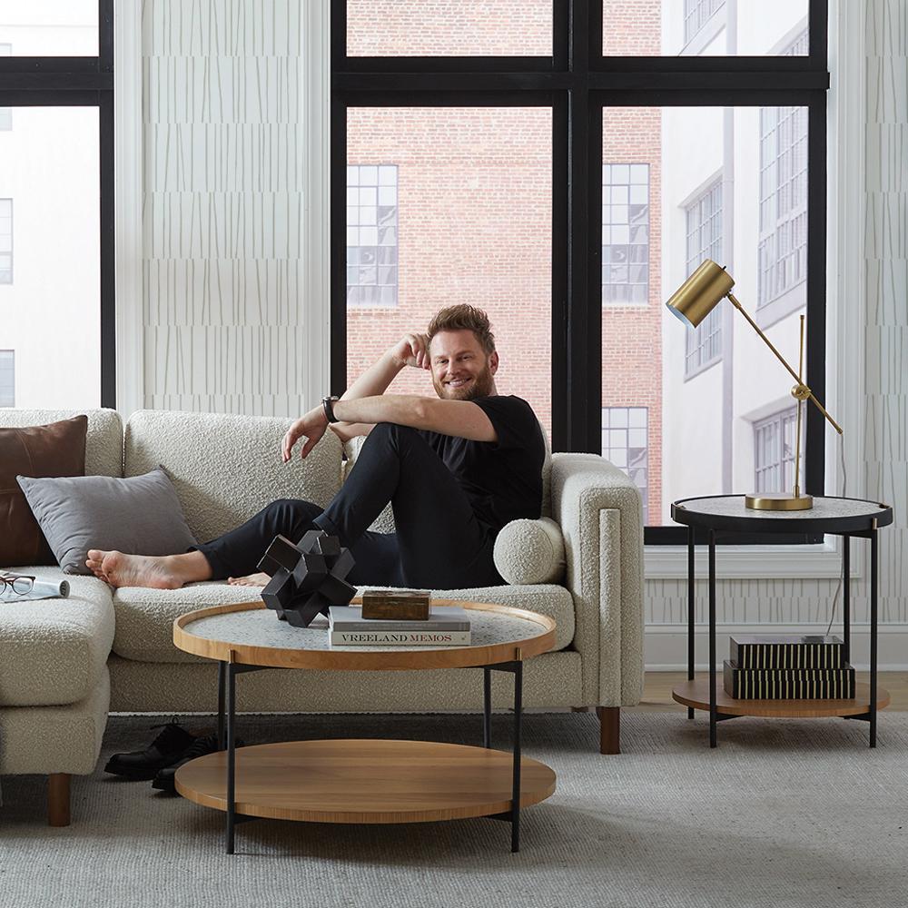 DecoratorsBest Stripe Lines by Bobby Berk Light Grey Peel and Stick Wallpaper, 28 sq. ft.