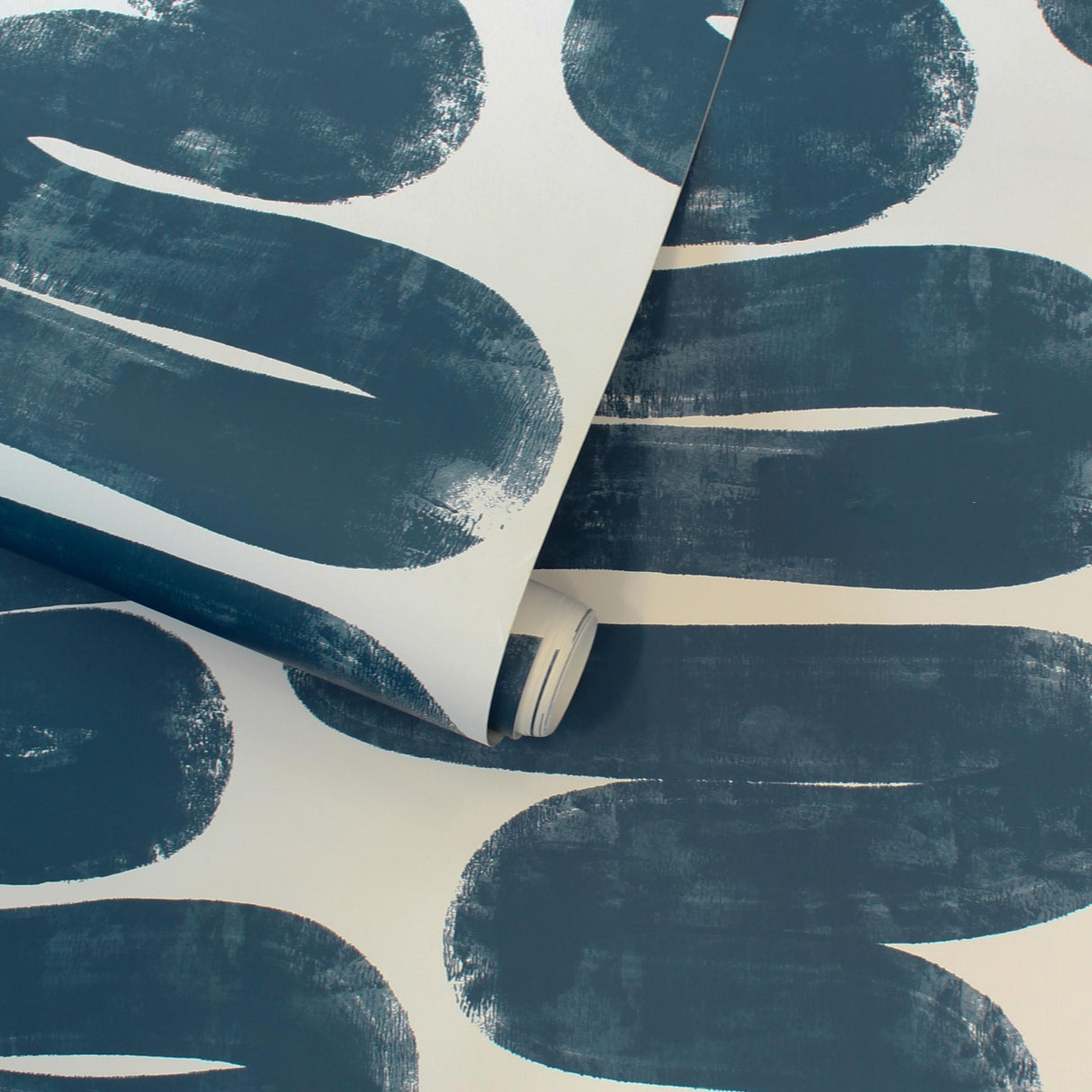 DecoratorsBest Curvy Stripes by Bobby Berk Blue Peel and Stick Wallpaper, 28 sq. ft.