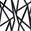 Tempaper Lines by Genevieve Gorder Black and White Peel and Stick Wallpaper, 28 sq. ft.