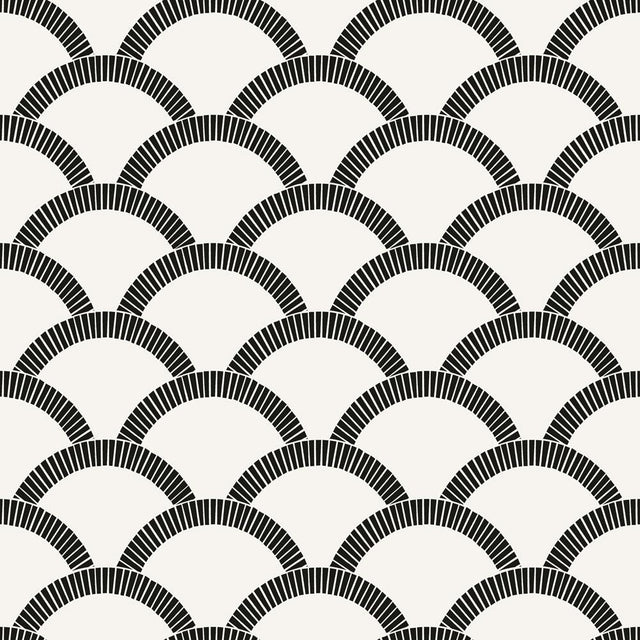 Tempaper Scallops Domino Peel and Stick Wallpaper, 56 sq. ft.