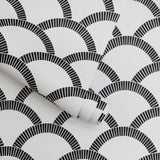 DecoratorsBest Scallops Domino Peel and Stick Wallpaper, 56 sq. ft.