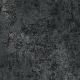 DecoratorsBest Gold Leaf Dark Grey Peel and Stick Wallpaper, 56 sq. ft.