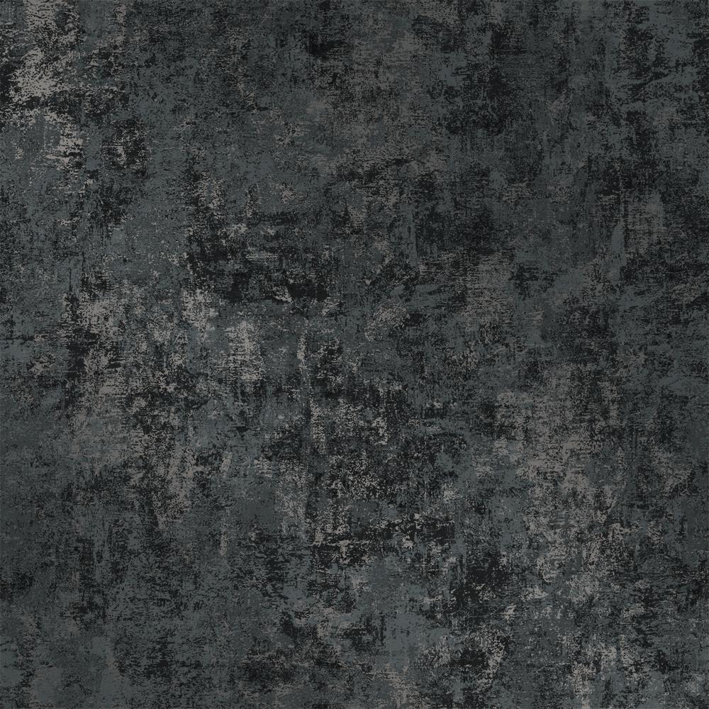 Tempaper Gold Leaf Dark Grey Peel and Stick Wallpaper, 56 sq. ft.