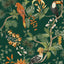 Tempaper Tropical Birds Green Peel and Stick Wallpaper, 56 sq. ft.