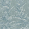 Decoratorsbest Peel And Stick Retro Palms Blue Wallpaper