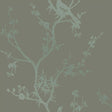 Tempaper Birds by Cynthia Rowley Grey Peel and Stick Wallpaper, 60 sq. ft.