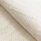 Tempaper Grasscloth Warp & Weft Cream Handwoven Wallpaper, 72 sq. ft.