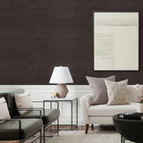 DecoratorsBest Grasscloth Sisal Black Handwoven Wallpaper, 72 sq. ft.