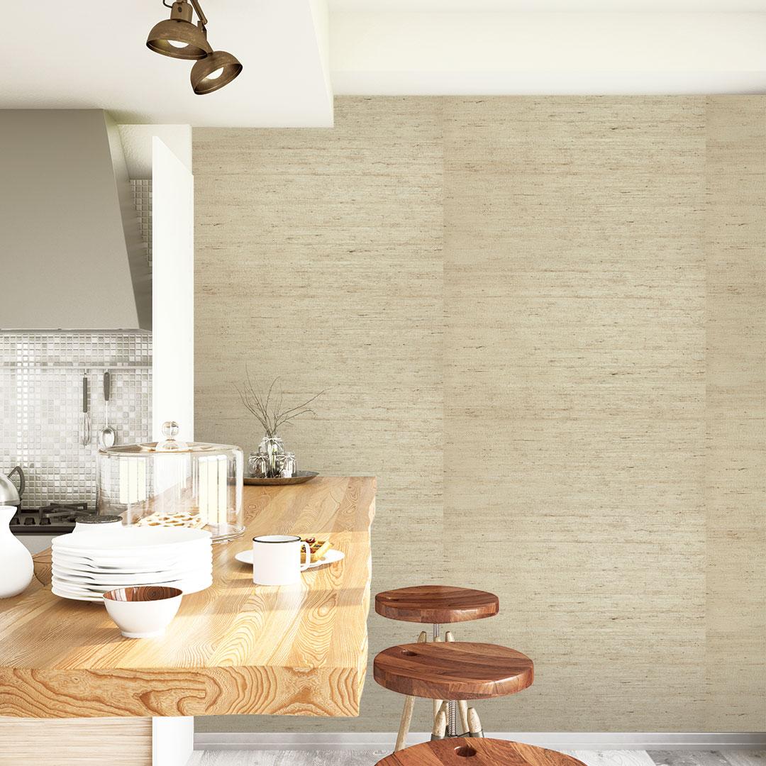 DecoratorsBest Grasscloth Arrowroot Natural Handwoven Wallpaper, 72 sq. ft.
