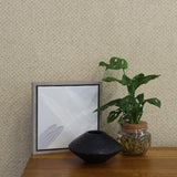 DecoratorsBest Grasscloth Stranded Boxweave Natural Tan Handwoven Wallpaper, 72 sq. ft.