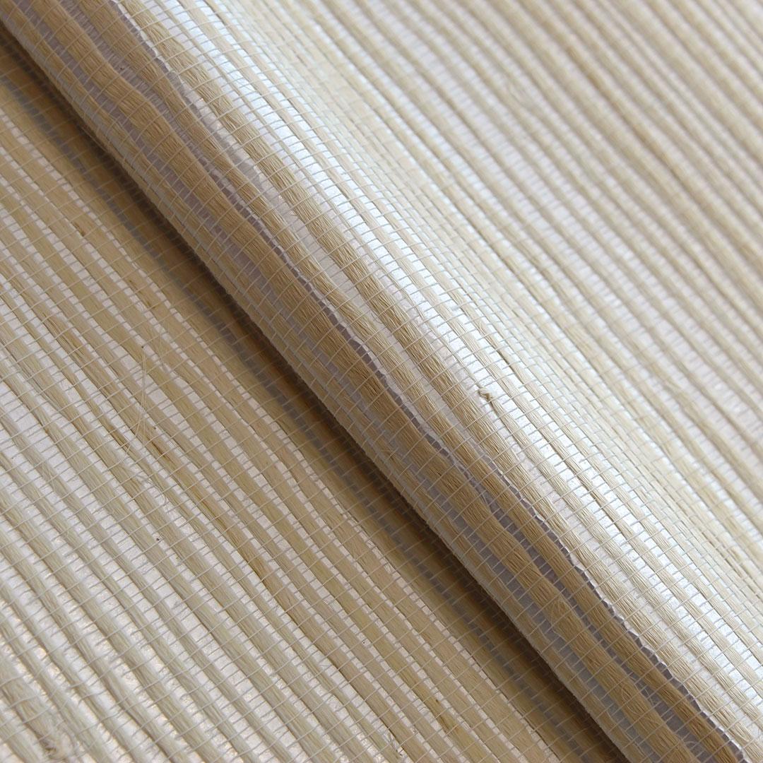 Tempaper Grasscloth Sisal Tan and Silver Handwoven Wallpaper, 72 sq. ft.