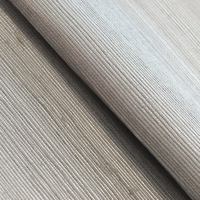 Tempaper Grasscloth Sisal Gray and Silver Handwoven Wallpaper, 72 sq. ft.