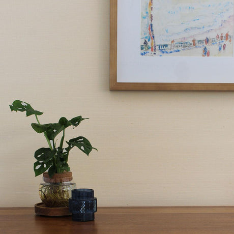 DecoratorsBest Grasscloth Sisal Linen Handwoven Wallpaper, 72 sq. ft.