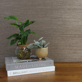 DecoratorsBest Grasscloth Sisal Dark Brown Handwoven Wallpaper, 72 sq. ft.