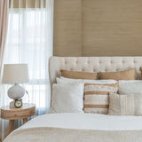 DecoratorsBest Grasscloth Tight Weave Jute Beige Handwoven Wallpaper, 72 sq. ft.